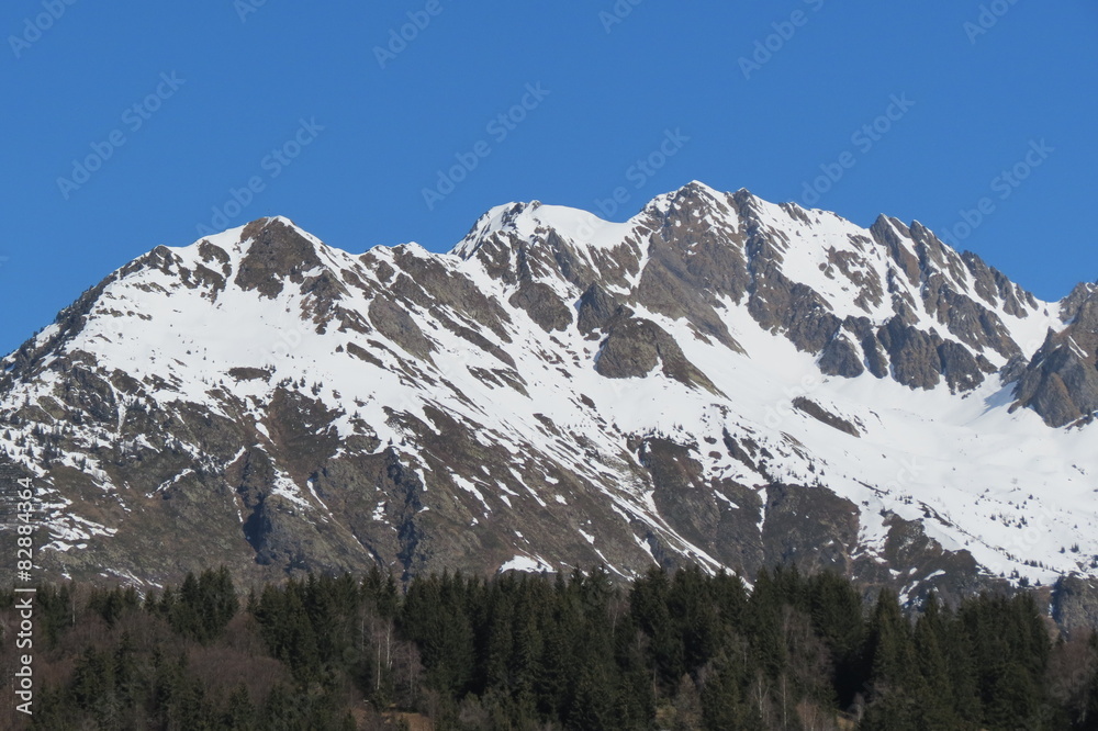 Rhone-Alpes - Oz-en-oisans -  Sommetts enneigés