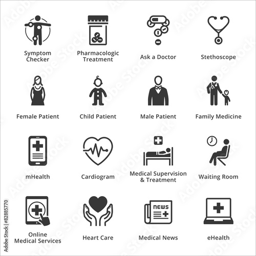 Medical & Health Care Icons - Set 2
