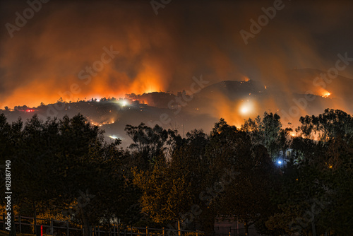 Fire in San Marcos, California 2014-05-14