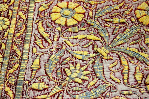 Carpet with Floral Handiwork