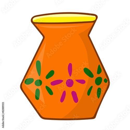 vase isolated illustration