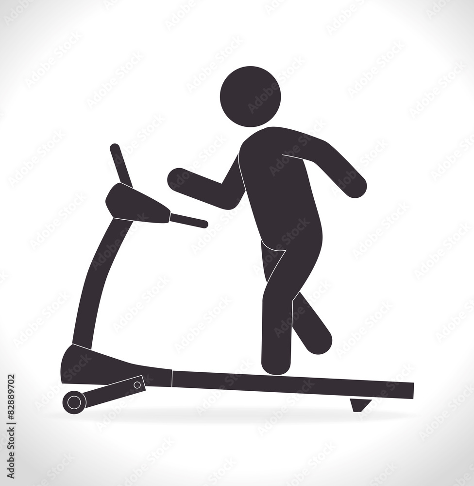 Fototapeta premium Fitness design.
