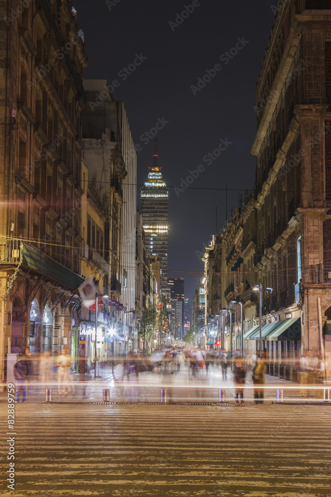 Naklejka premium Calle Madero