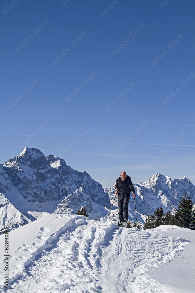 Wintersport im Karwendelgebirge