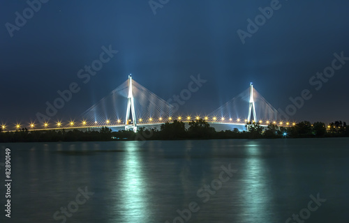 Can Tho Bridge at night