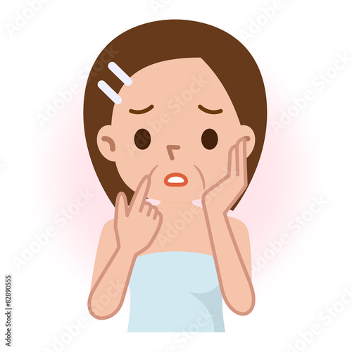 美容 ほうれい線 女性