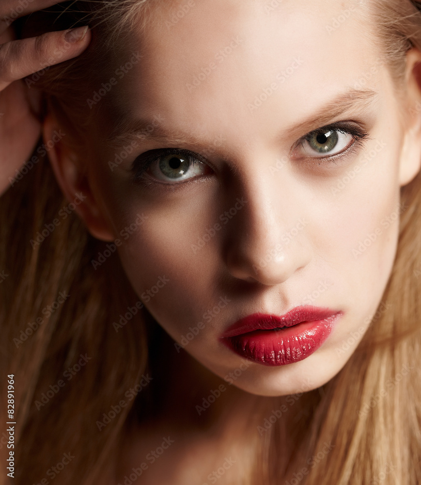 Red haired woman shoot in studio Red haired woman shoot in studio