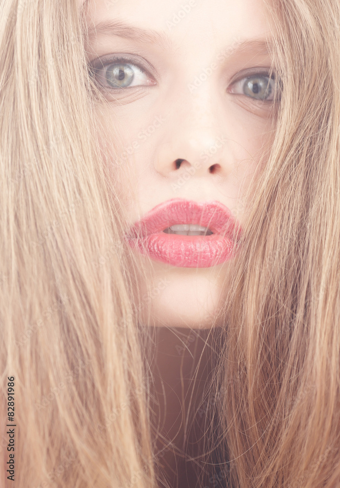 Long hair woman portrait Long hair woman portrait