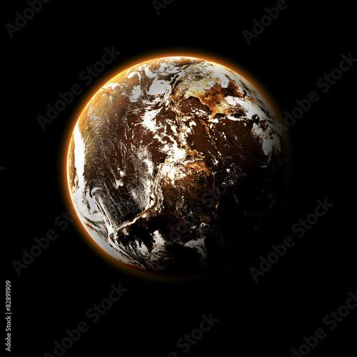 Fototapeta Naklejka Na Ścianę i Meble -  planet and galaxy
