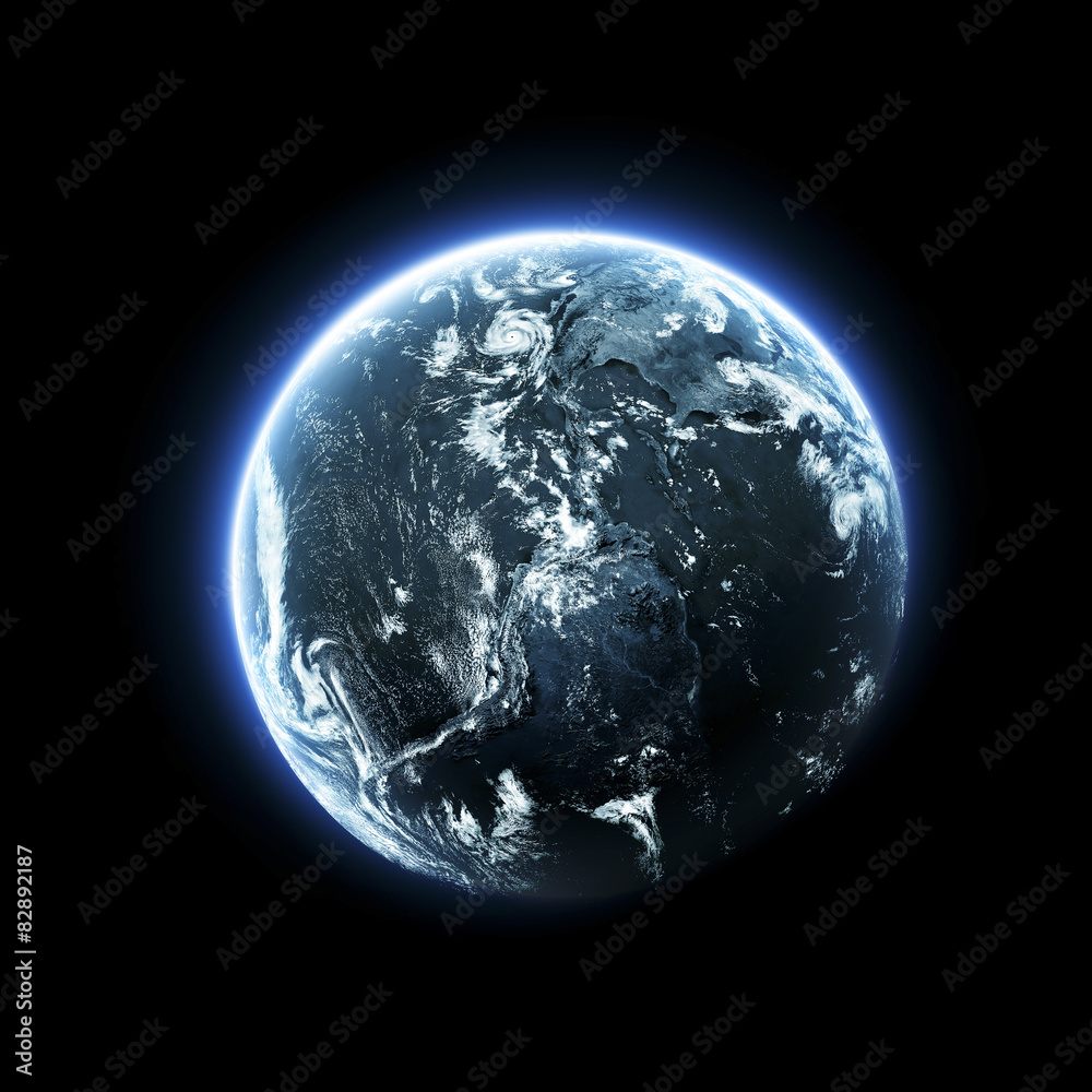 Fototapeta premium planet and galaxy