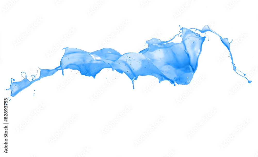 Blue splash isolated on white background50 Blue splash isolated on white background50