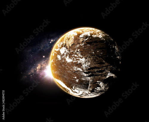 Fototapeta Naklejka Na Ścianę i Meble -  planet and galaxy