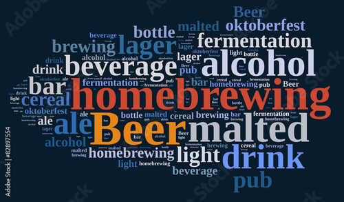 Homebrewing beer.