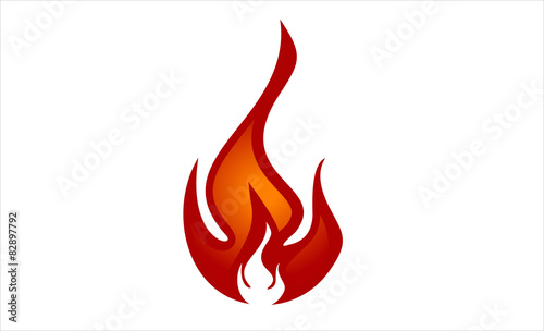 Simple Fire - Flame Illustration