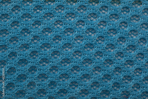 Shoes and clothing of mesh fabric texture