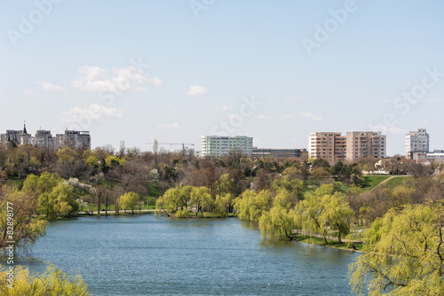 Bucharest View From Tineretului Park In Spring © radub85