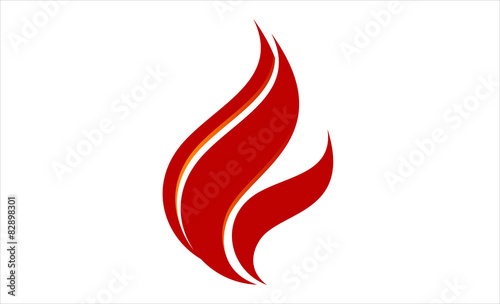 Simple Fire - Flame Illustration
