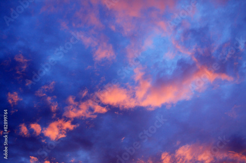 Dramatically cloudy Sky