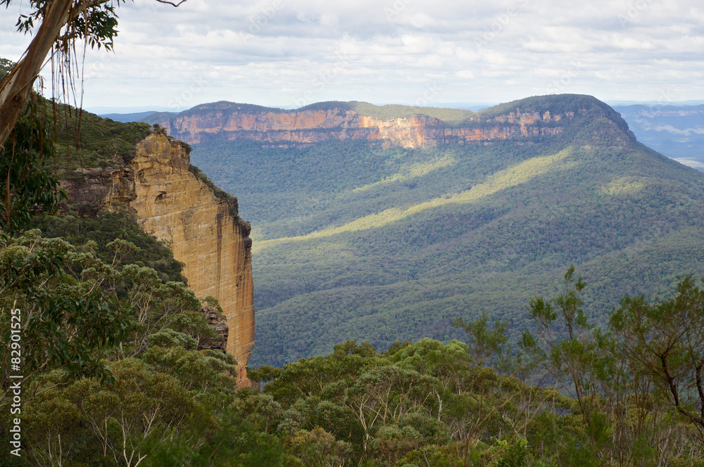 View of the Blue Mountains National Park close to Sydney, Australia