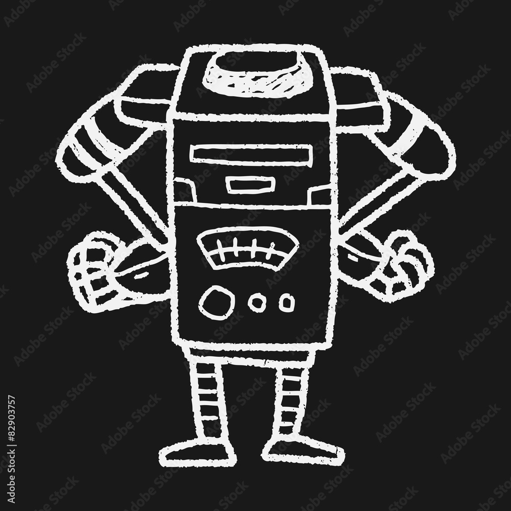 robot doodle robot doodle
