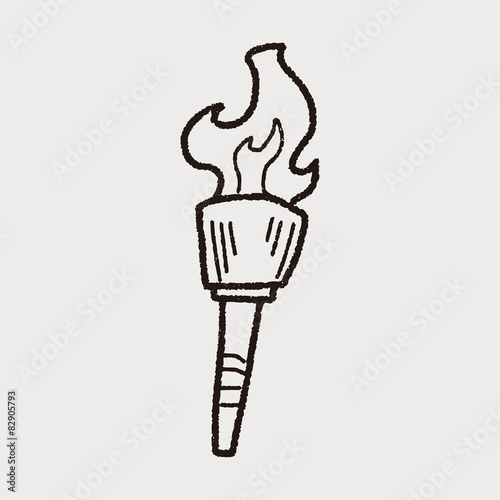 torch doodle