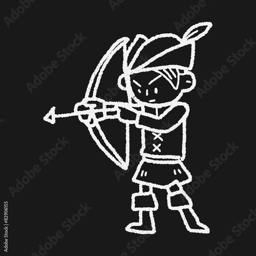 archer doodle