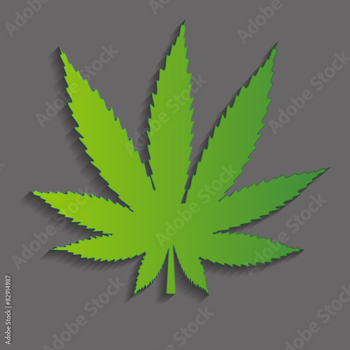 Abstract Cannabis Background Vector Illustration