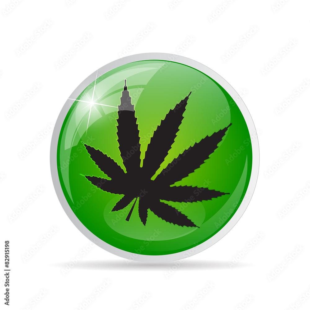 Abstract Cannabis Background Vector Illustration