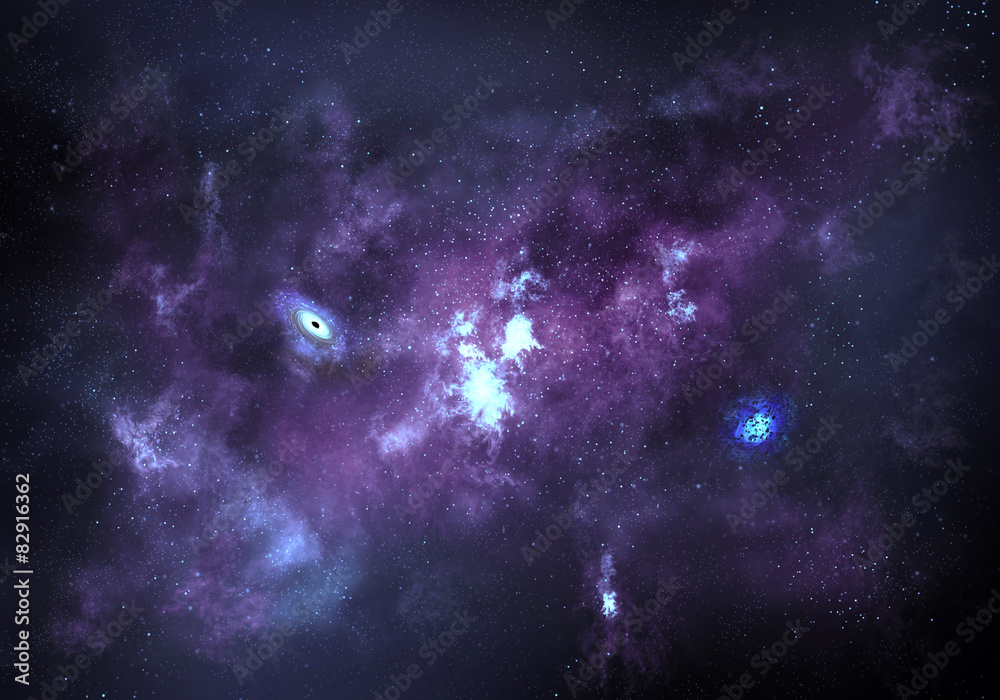 Fototapeta premium Space background