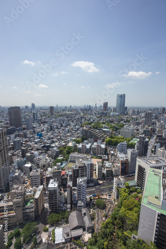 東京タワーからの眺め（西側／六本木方面）