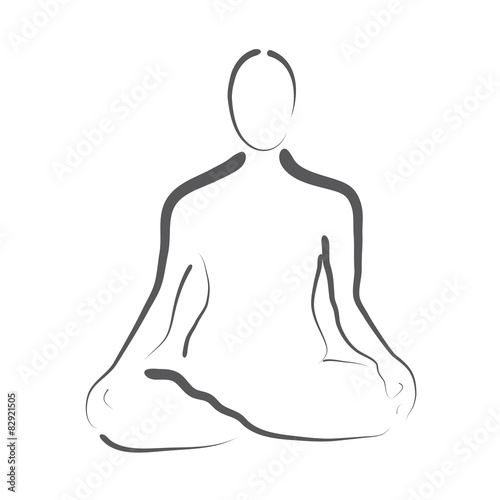 Lotussitz - Übung im Yoga und Pilates, Meditation, Entspannung und Achtsamkeit, Meditation und Konzentration in Krisenzeiten, Zuversicht finden