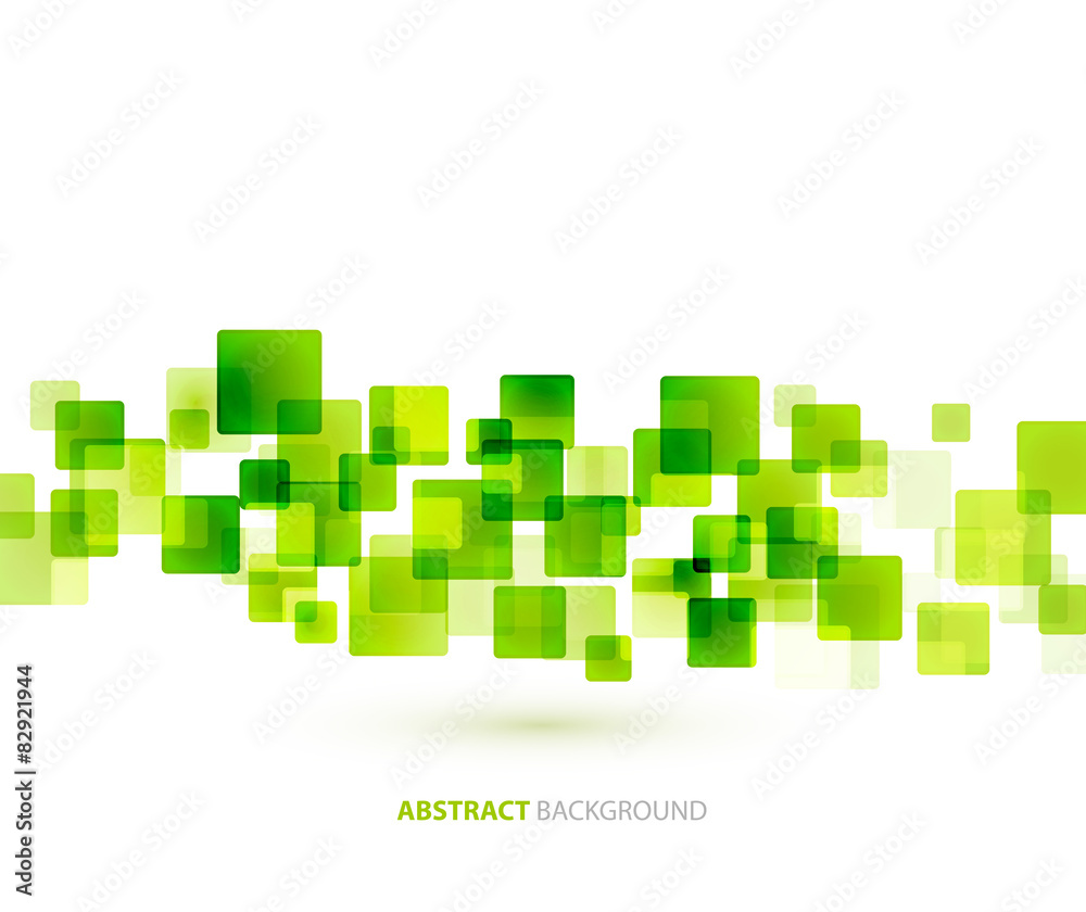 Green shiny squares technical background. Vector Green shiny squares technical background. Vector