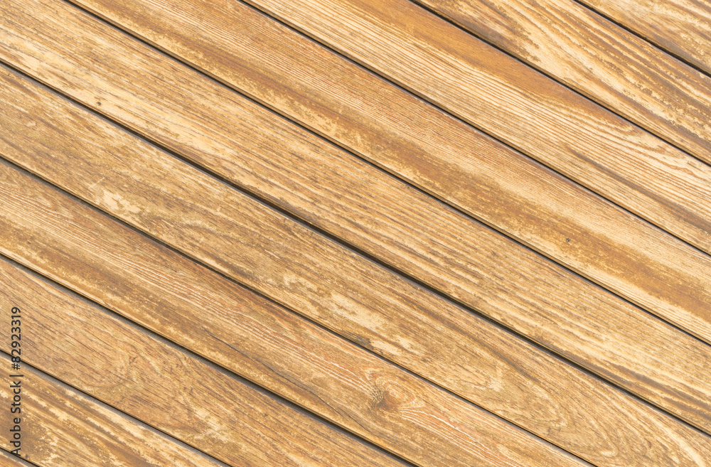 Fototapeta premium Rustikale Holzdielen diagonal