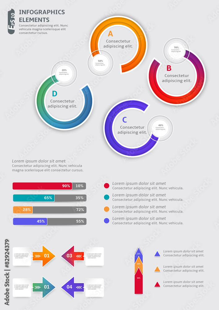 Abstract template infographic Abstract template infographic
