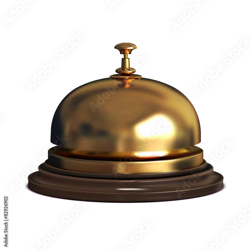 Gold vector reception bell