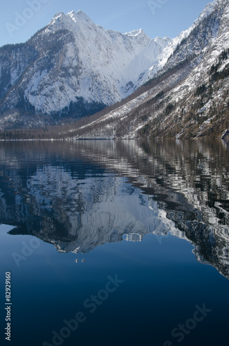 Königsee in Bayern im Winter