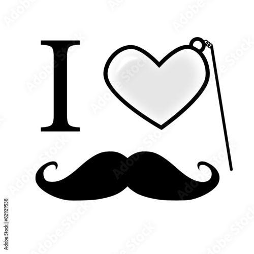 Moustache retro 