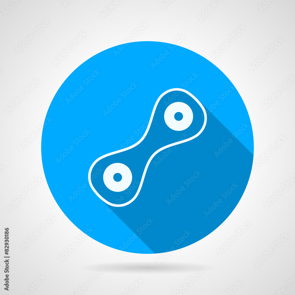 Cell division flat round vector icon Cell division flat round vector icon