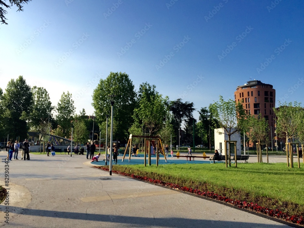 Obraz premium Milano, Piazzale Segesta