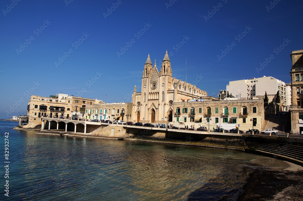 Eglise Notre Dame de Mont Carmel - Balluta Bay - Malte