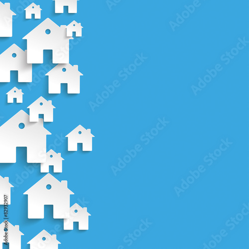 Haus Cover Blau