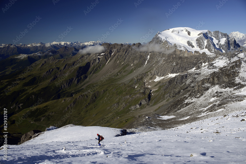 Descent from Tete Blanche