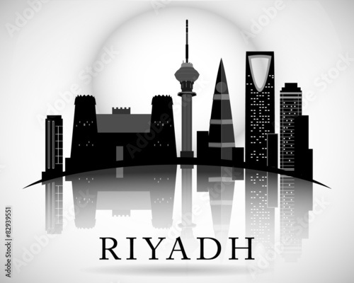 Modern Riyadh City Skyline Design. Saudi Arabia