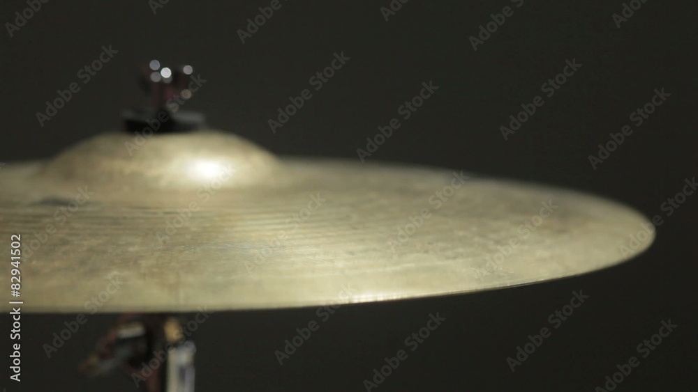 HD 1080 Static: drummer plays drums. Cymbal crash hit HD 1080 Static: drummer plays drums. Cymbal crash hit