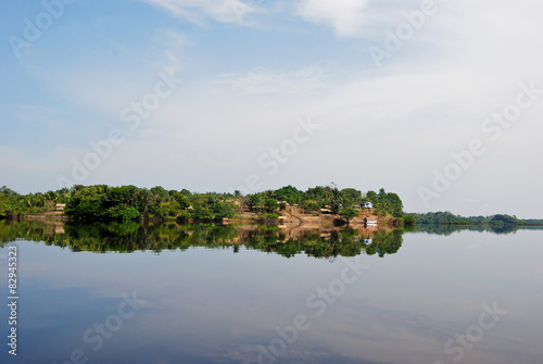 Amazon rainforest, Expedition down the river near Manaus, Brazil photo