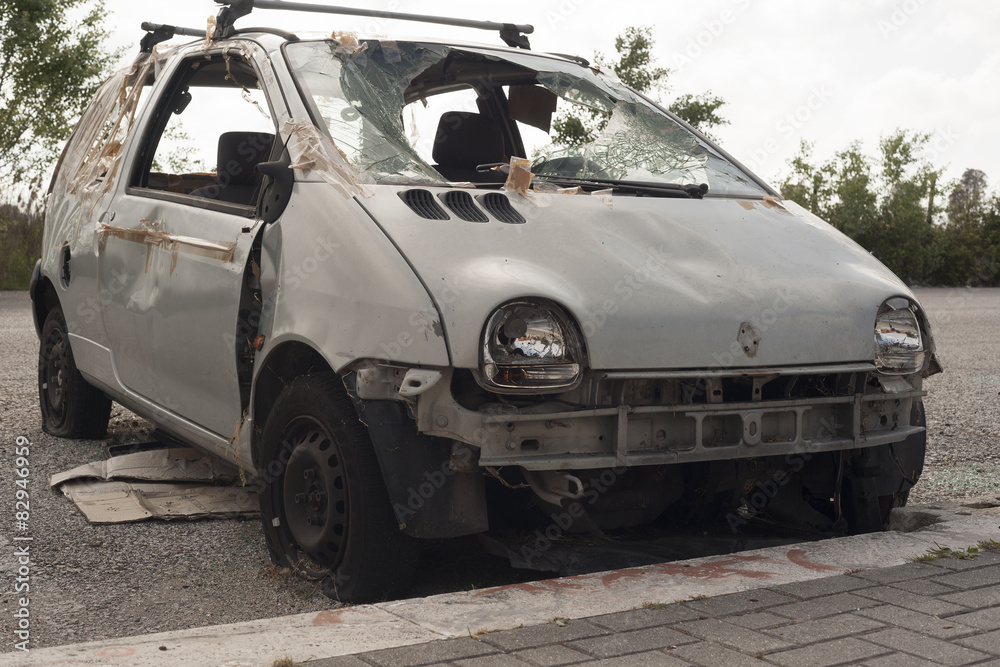 car damaged car damaged