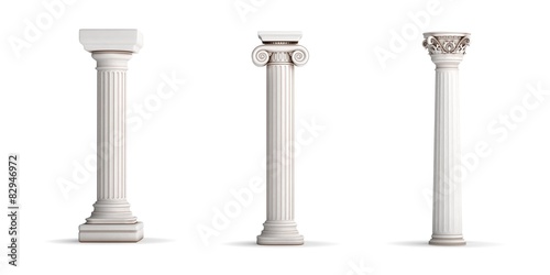 Vászonkép 3 classic column orders
