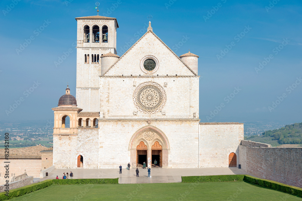 Basilica of St. Francis of Assisi, Unesco heritage, Umbria Italy