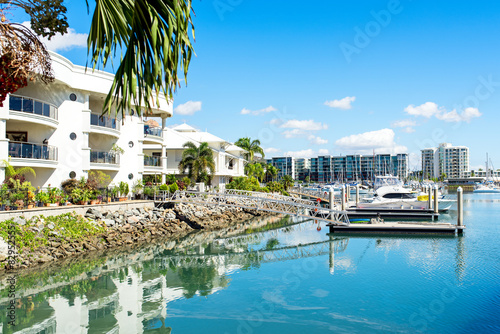 Tropical city luxury life