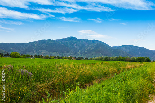 Campi prati colline  Paesaggio di campagna Toscana  agricoltura